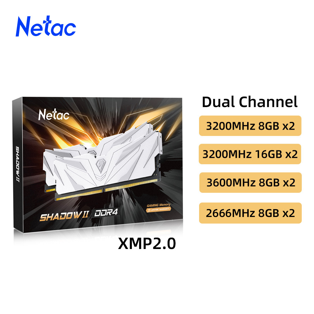 Ddr4 2400Mhz - Netac Ram Memory DDR4 8GBX2 16GBX2