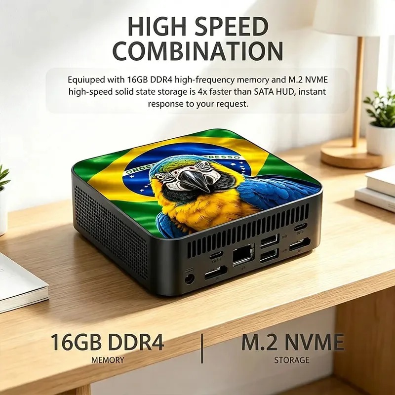 New Powerful Mini PC Computer  - огляд і ціна Ddr4 16Gb