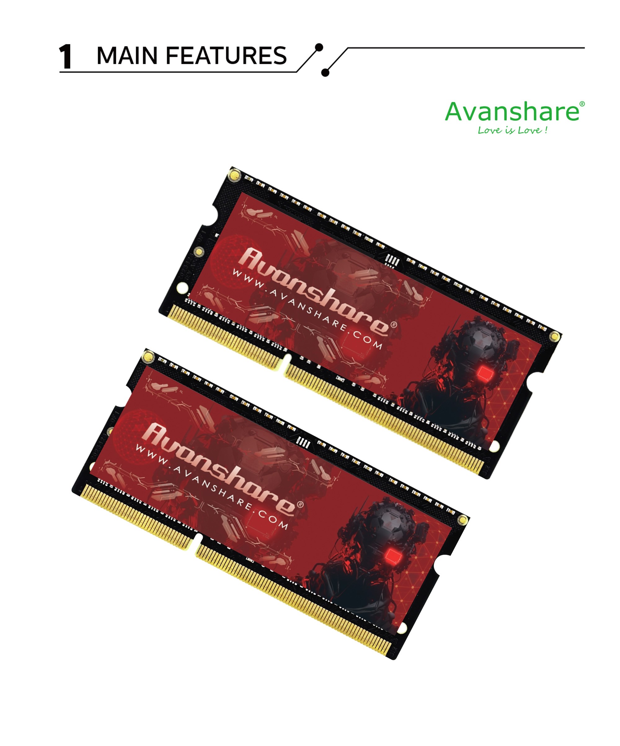 Avanshare Ram Memory DDR5 DDR4 - огляд і ціна Ddr4 2400Mhz
